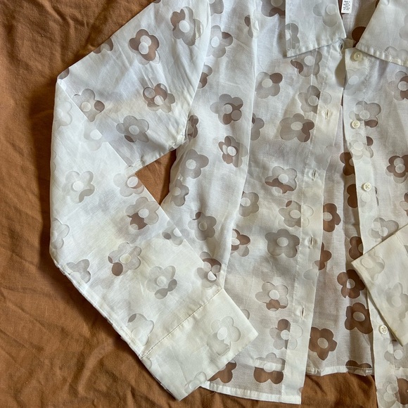 RVCA women’s floral sheer button up - Picture 8 of 8